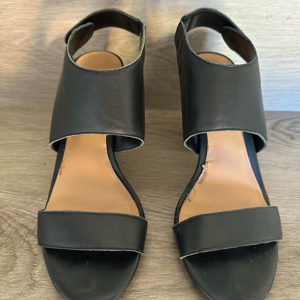 Franco Sarto Elegant Black Women's Sandals..size 7.5